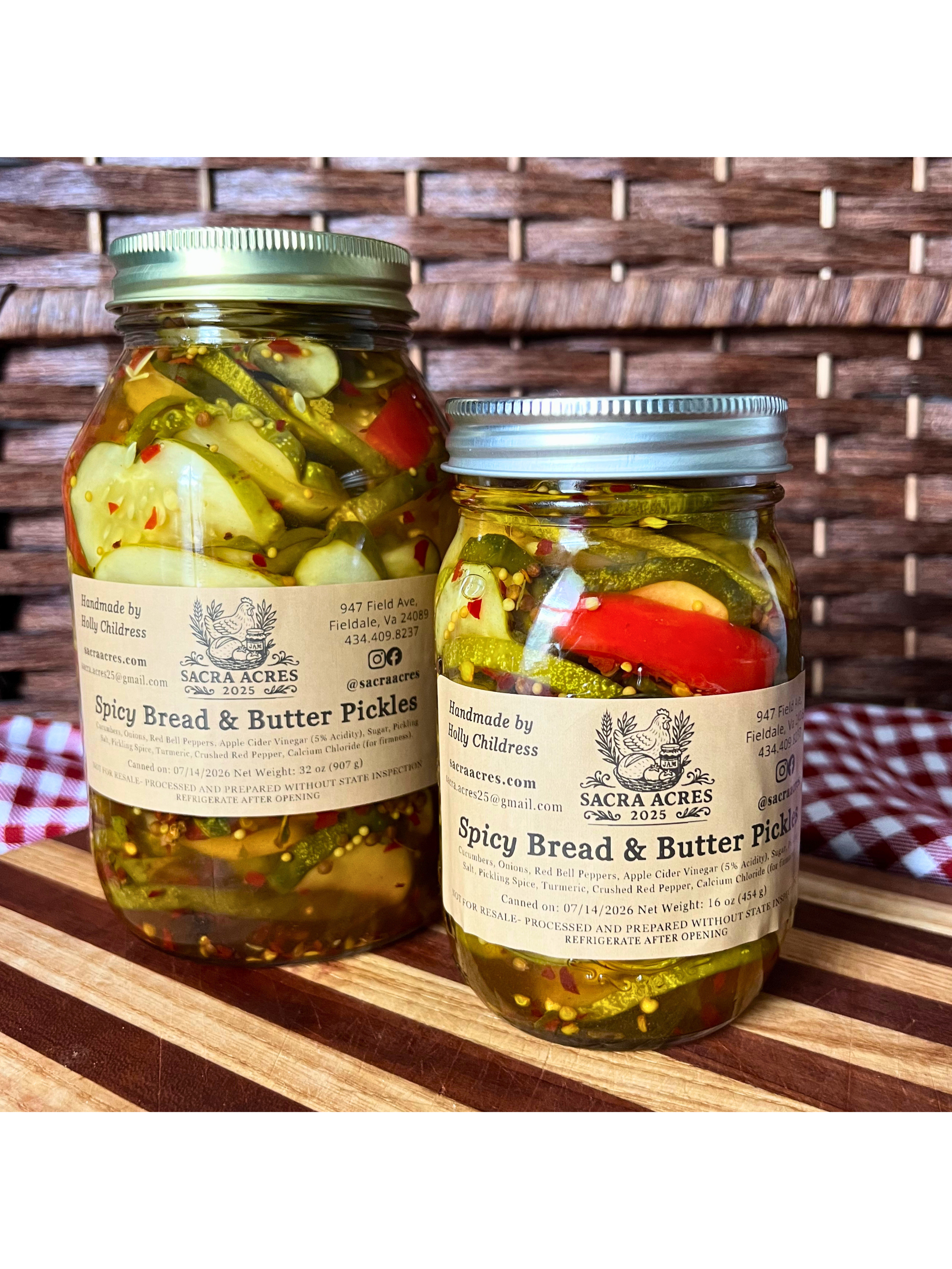 Spicy Old-Fashioned Bread & Butter Pickles