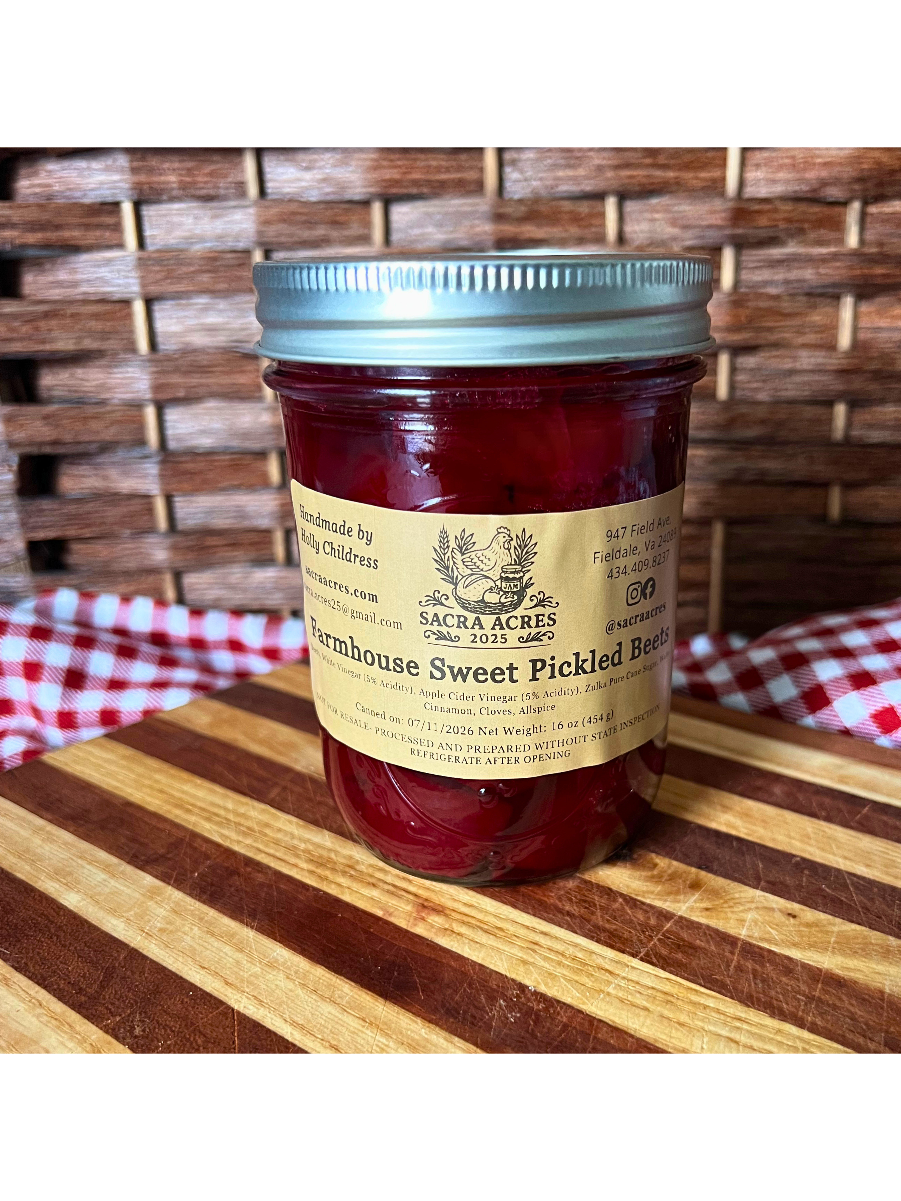Farmhouse Sweet Pickled Beets